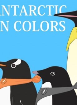 Постер Цвета антарктических пингвинов